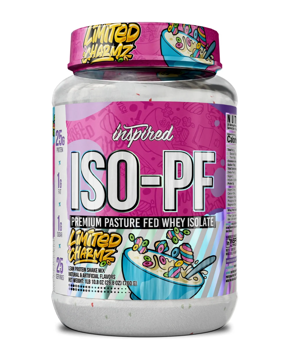 Inspired Nutrition ISO-PF ISO-PF 草饲乳清分离蛋白粉（棉花糖麦片）